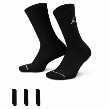 Jordan Everyday black/white 3-pack ponožky