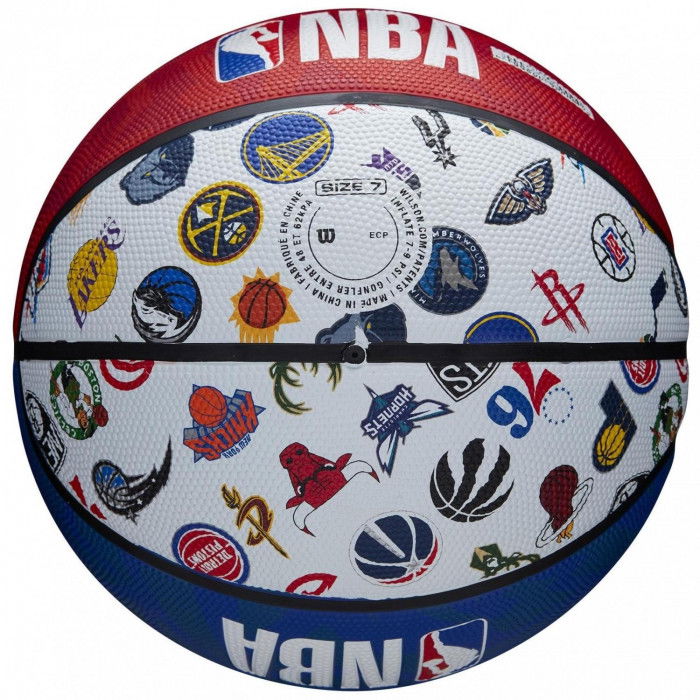 Míč Wilson NBA s logy všech týmů