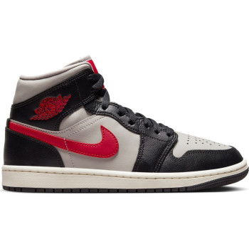 Air Jordan 1 Mid Bred Grey Womens