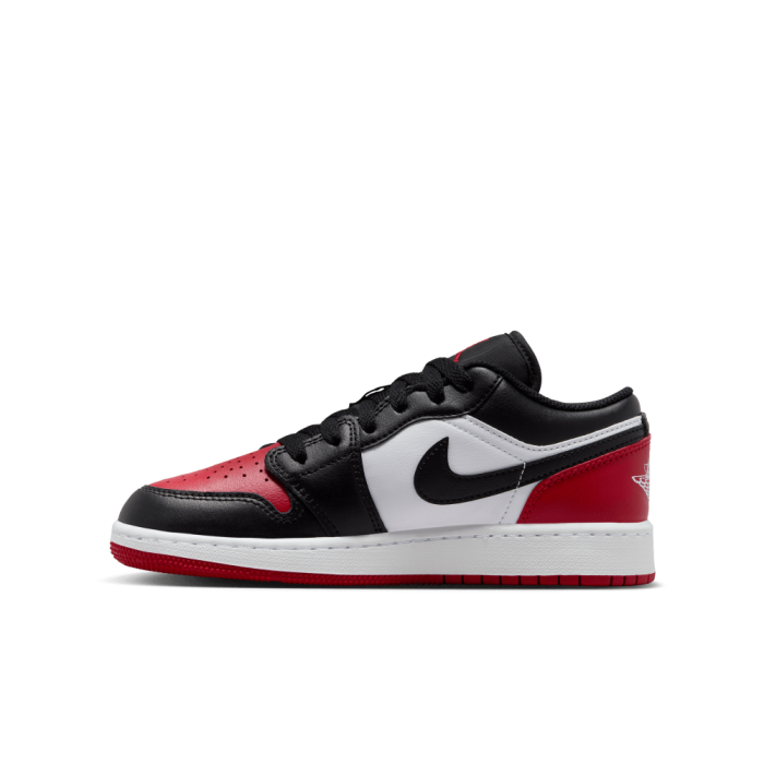 Air Jordan 1 Low white/black-varsity red-white GS