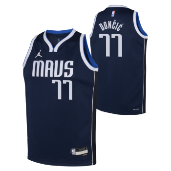 Luka Doncic Dallas Mavericks Jordan Statement Edition Camisola NBA para criança