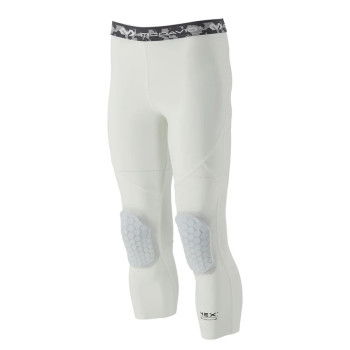 Collant 3/4 Mc David Protection Genoux White