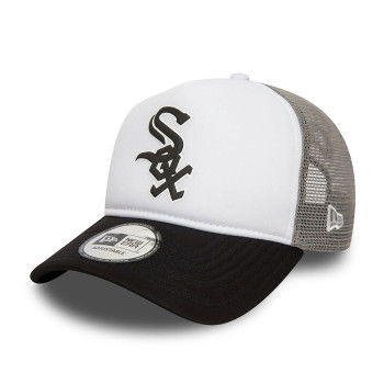 New Era MLB Logo Chicago White Sox Trucker White Cap
