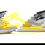 Cor amarela do produto Air Jordan 1 Mid Vivid Sulfur Women