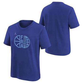 Camiseta Nike Team France Practice Tee, Niño Old Royal