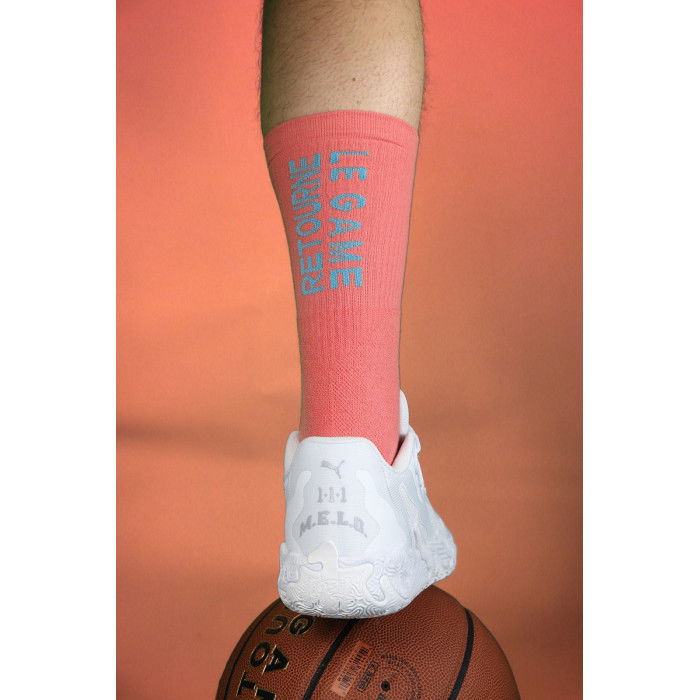Socken Performance b4b Kehrt Das Spiel um Coral Pink