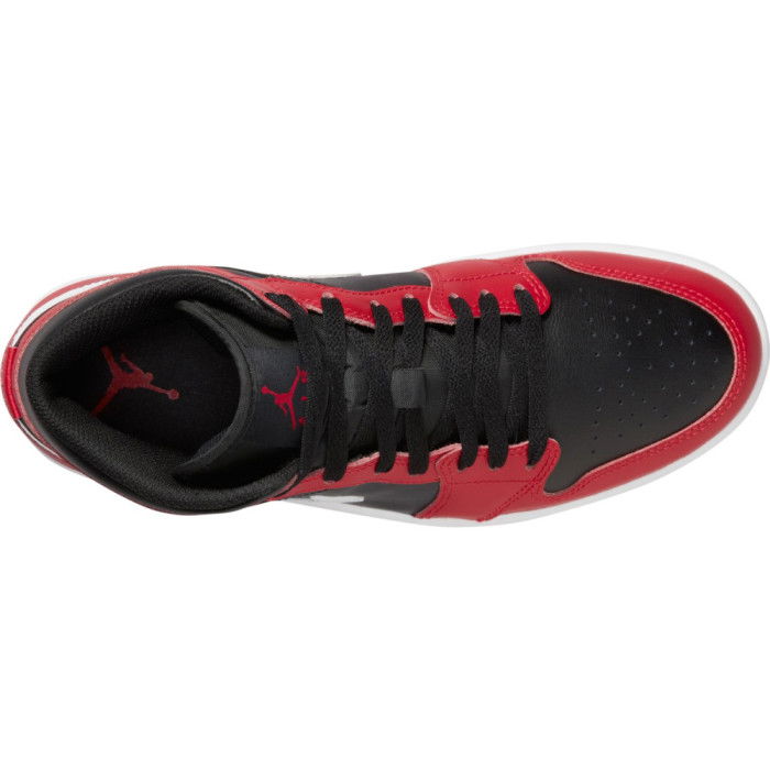 Air Jordan 1 Mid Gym Red Black Toe