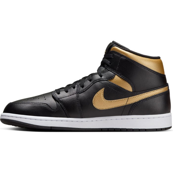 Air Jordan 1 Mid Black Gold