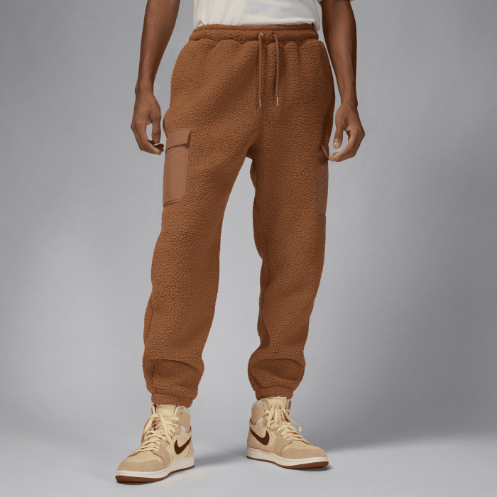 Jordan Flight Fleece-Hose archaeo brown