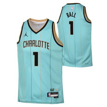 City Edition NBA Lamelo Ball Charlotte Hornets 2024/25 Maglia Nike Swingman 