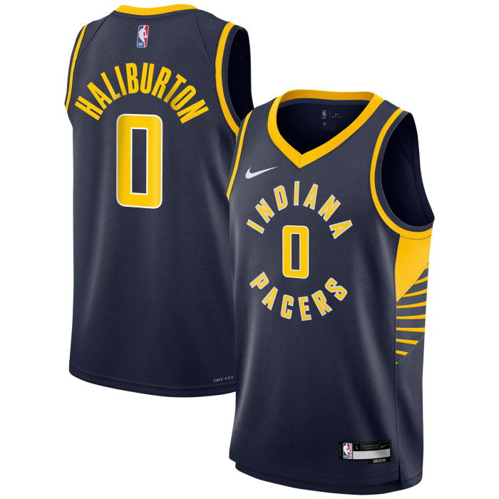 Tyrese Haliburton Indiana Pacers Nike Icon Swingman kind NBA-trui