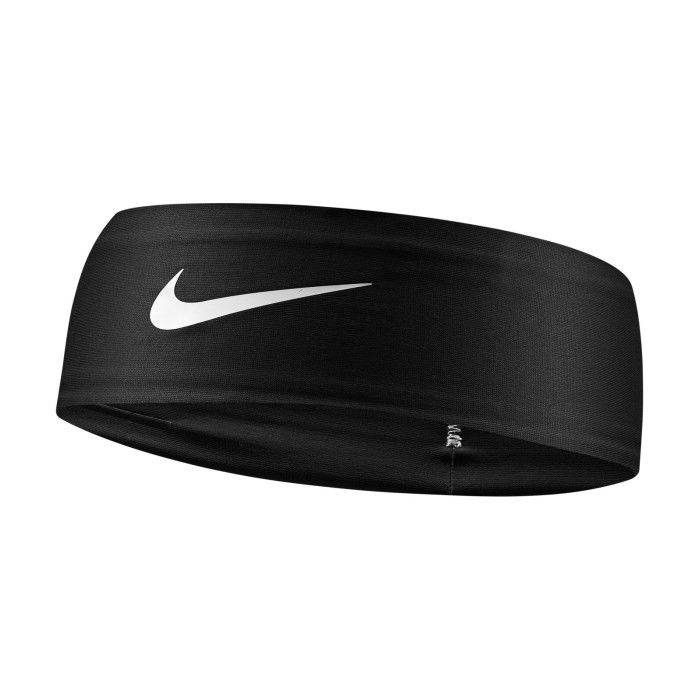 Nike Dri-Fit Fury Classic Headband Μαύρο/λευκό