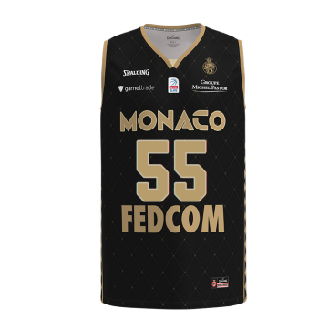 Maillot Spalding AS Monaco Tank Top LNB Black