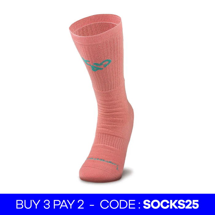 Socken Performance b4b Kehrt Das Spiel um Coral Pink