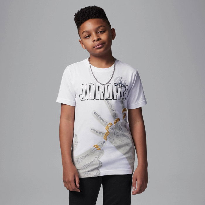 Jordan MJ Roadtrip XRAY SS Tee White T-Shirt Kinder