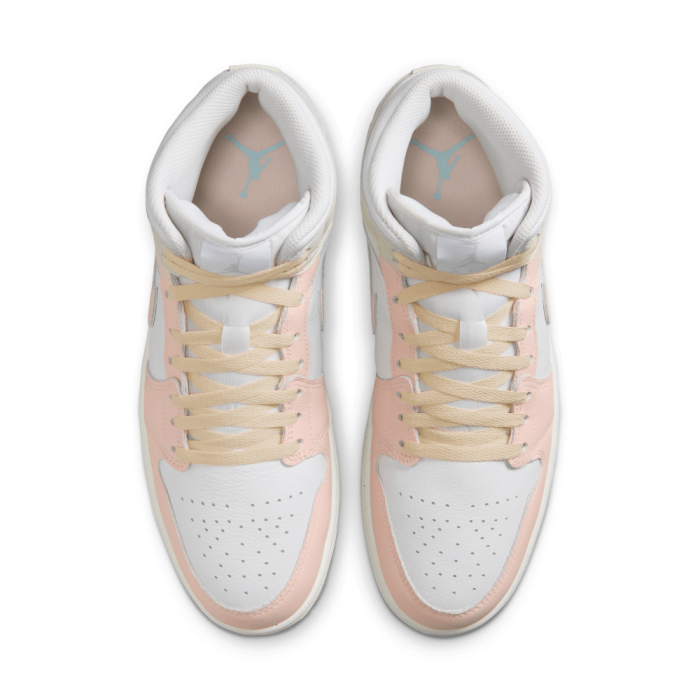 Air Jordan 1 Mid Se biały/guava ice-sea glass-glacierglacier blue