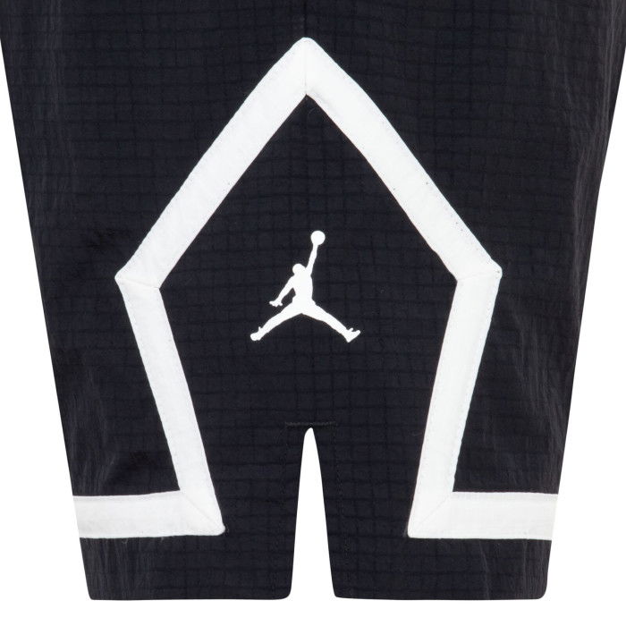Calções Jordan Poolside Woven Diamond para criança Preto