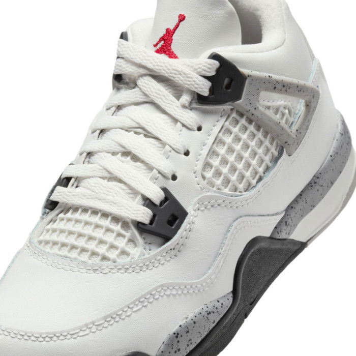 Air Jordan 4 Retro White Cement Kinder PS