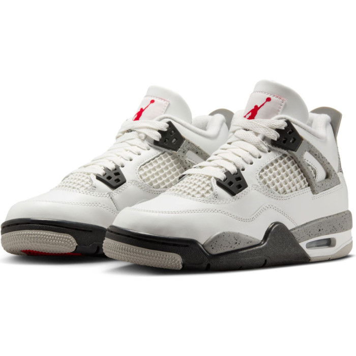 Air Jordan 4 ρετρό λευκό τσιμέντο παιδιά GS
