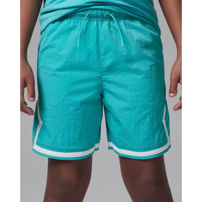 Short Jordan Poolside Woven Diamond Washed Teal Child 