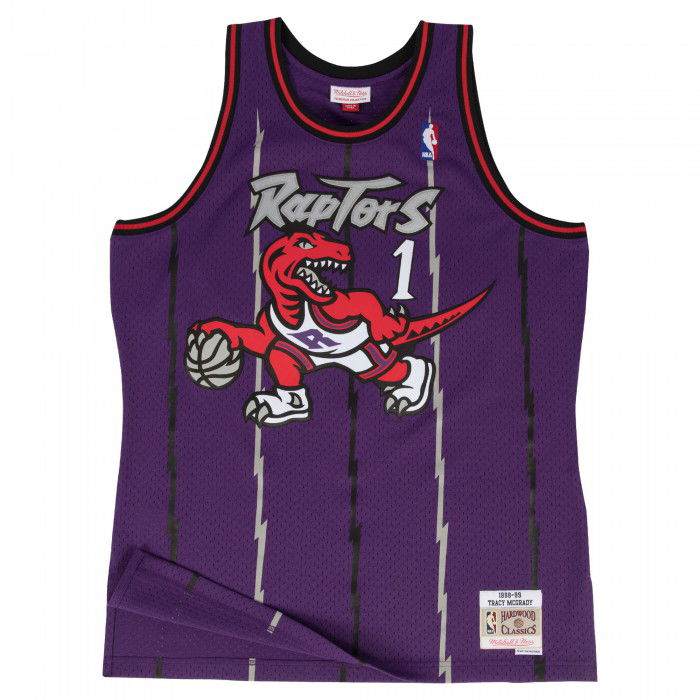 Tracy Mcgrady Toronto Raptors 1998-99 Swingman Mitchell&Ness Purple NBA Jersey