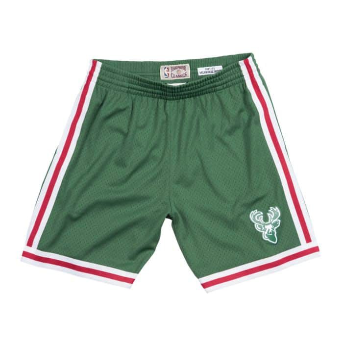 NBA Milwaukee Bucks 1971-72 Mitchell&Ness Swingman Away Shorts