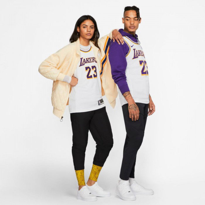 LeBron James Los Angeles Lakers Nike NBA Association Edition swingman dres